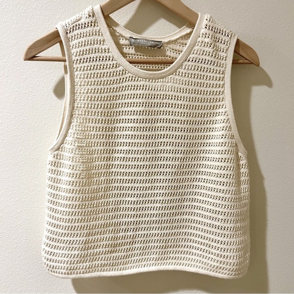 Madewell Tops - Everlane organic Loose Knit Sweater Vest /Tank medium